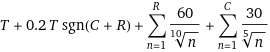 adjusted solve time formula